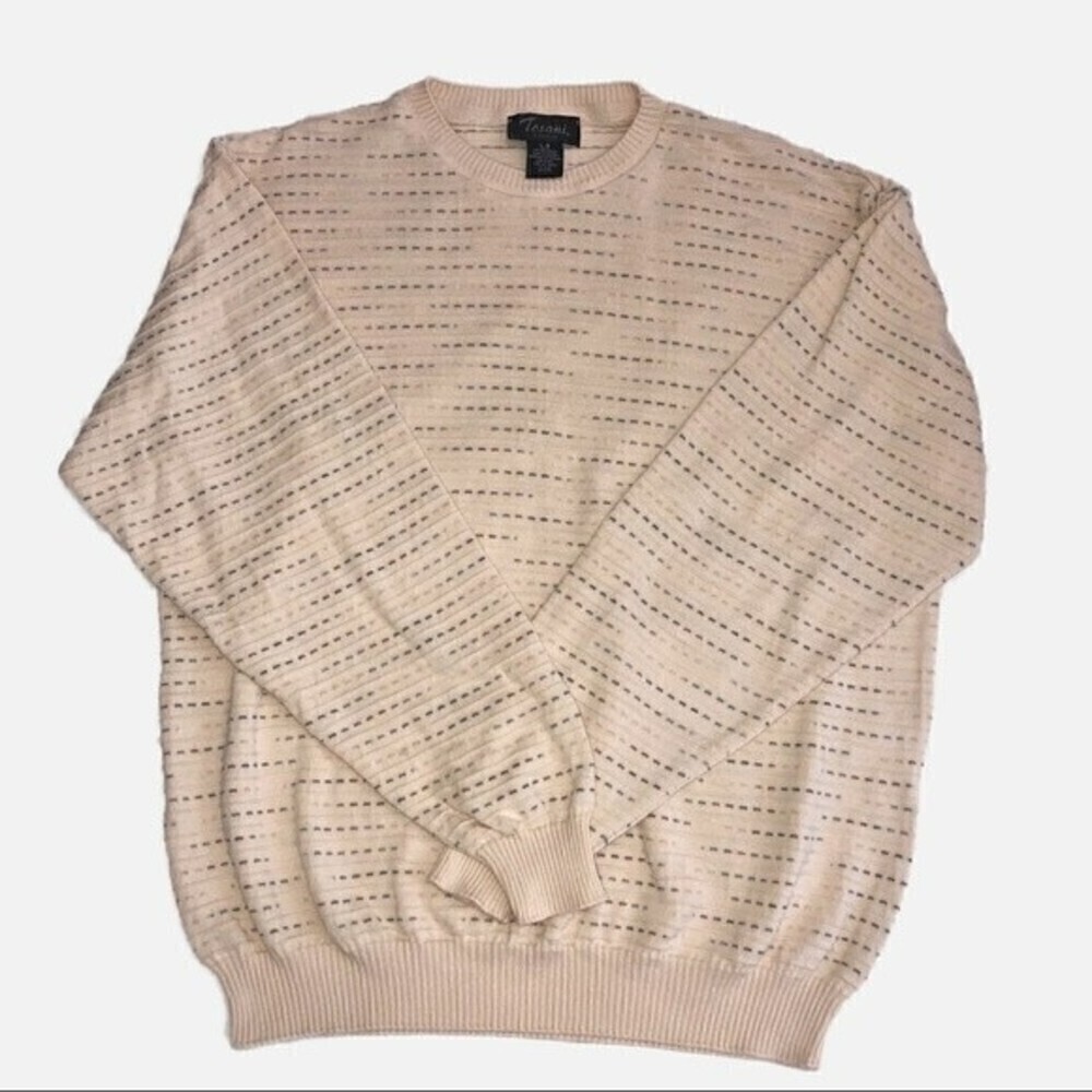 Tosani Mens Lightweight Cotton Sweater SZ L